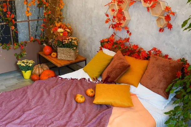 fall bedroom decor